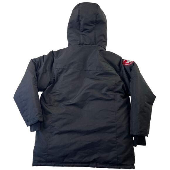 Canada Weather Gear Kids Unisex Black Puffer Coat Parka size XL 18/20 - Picture 2 of 11